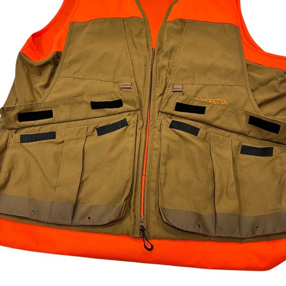 Beretta Retriever Field Vest, Tobacco & Blaze, 4XL - Picture 10 of 13